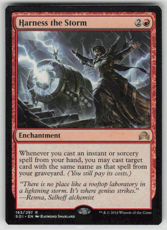 2016 Shadows over Innistrad 163 Harness the Storm