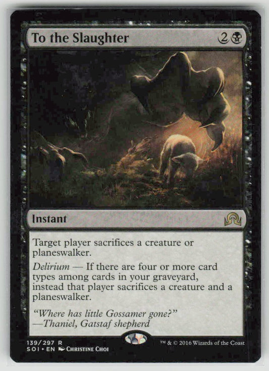 2016 Shadows over Innistrad 139 To the Slaughter