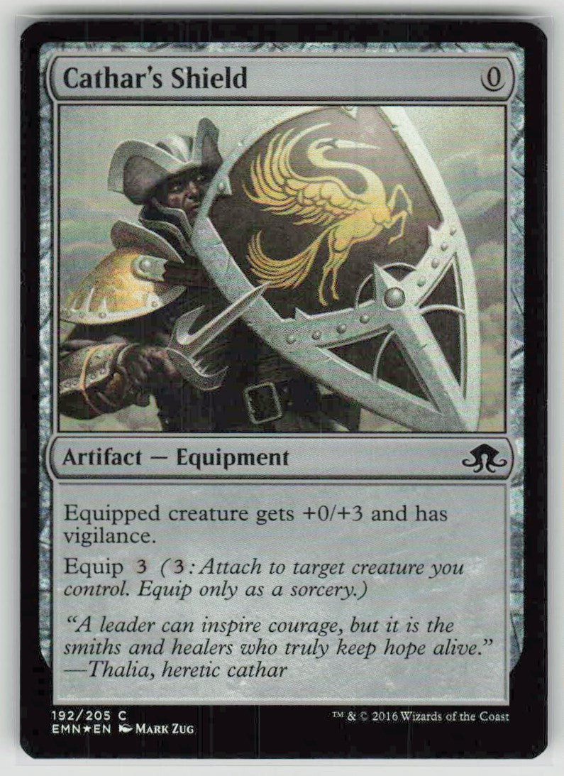 2016 Eldritch Moon 192 Cathar's Shield