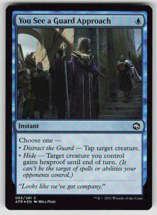 2021 Adventures in the Forgotten Realms 85 You See a Guard Approach