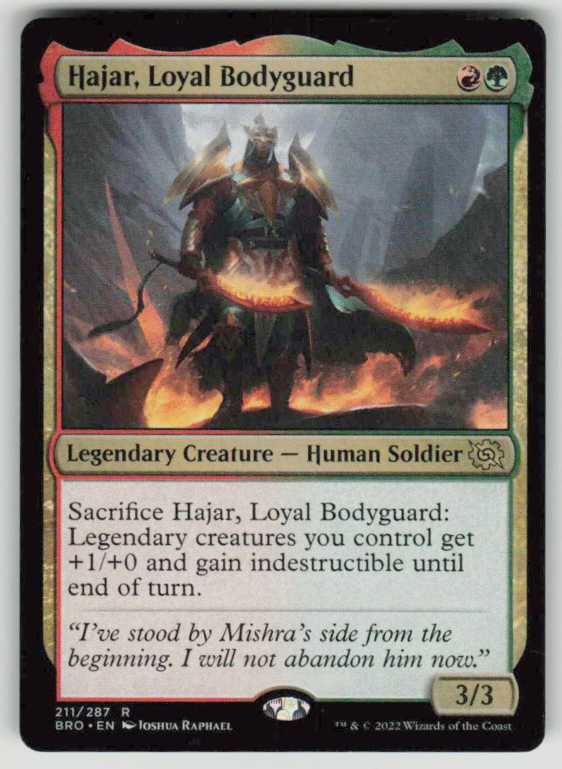 2022 The Brothers' War 211 Hajar, Loyal Bodyguard