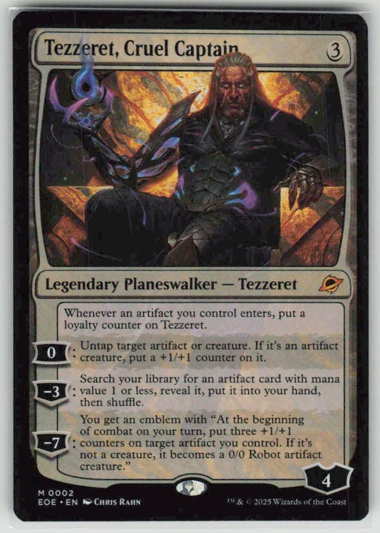 2025 Edge of Eternities 2 Tezzeret, Cruel Captain