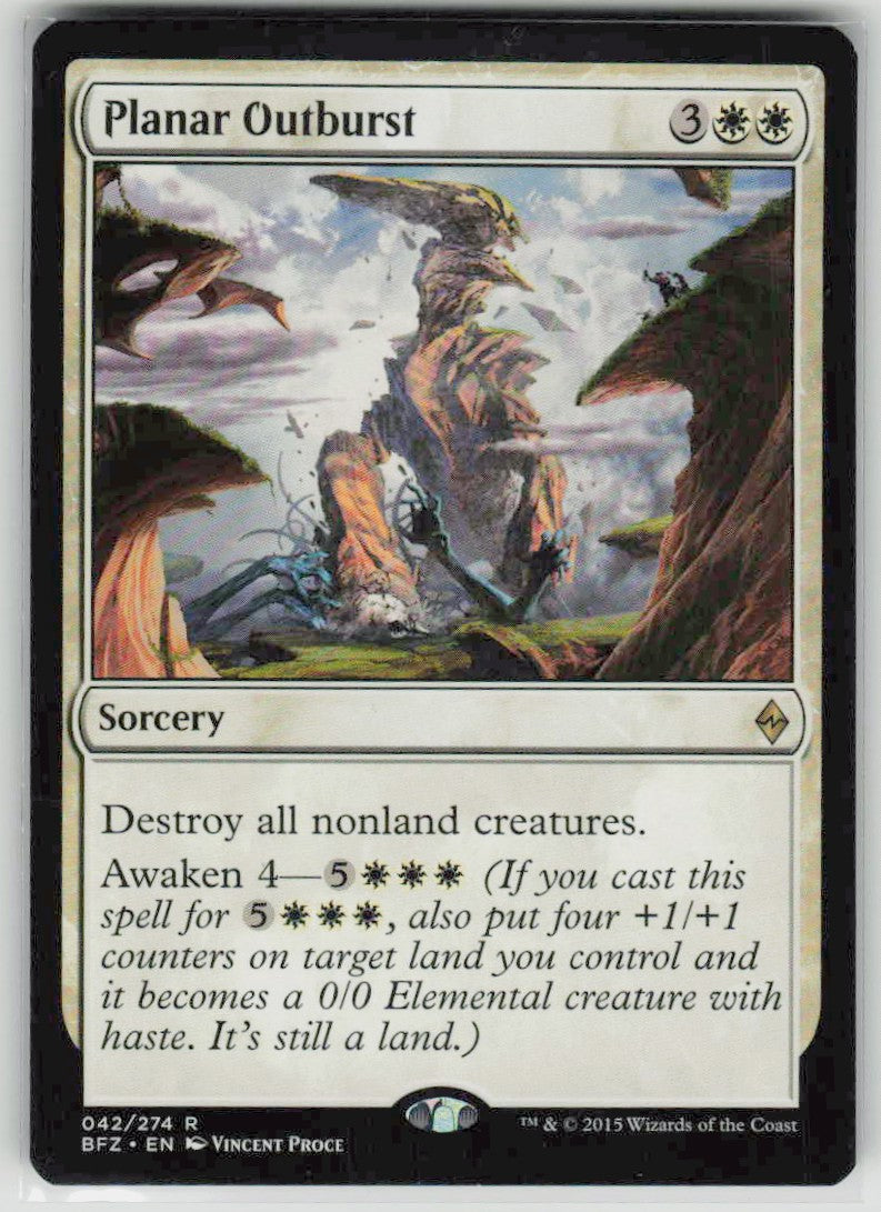 2015 Battle for Zendikar 42 Planar Outburst