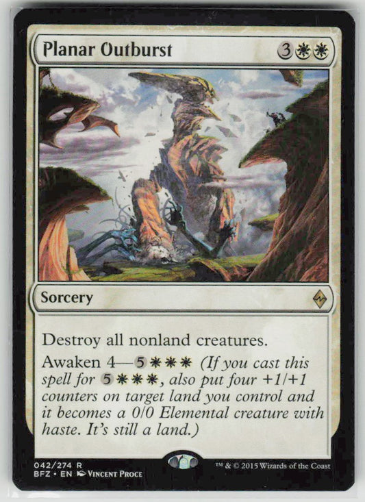 2015 Battle for Zendikar 42 Planar Outburst