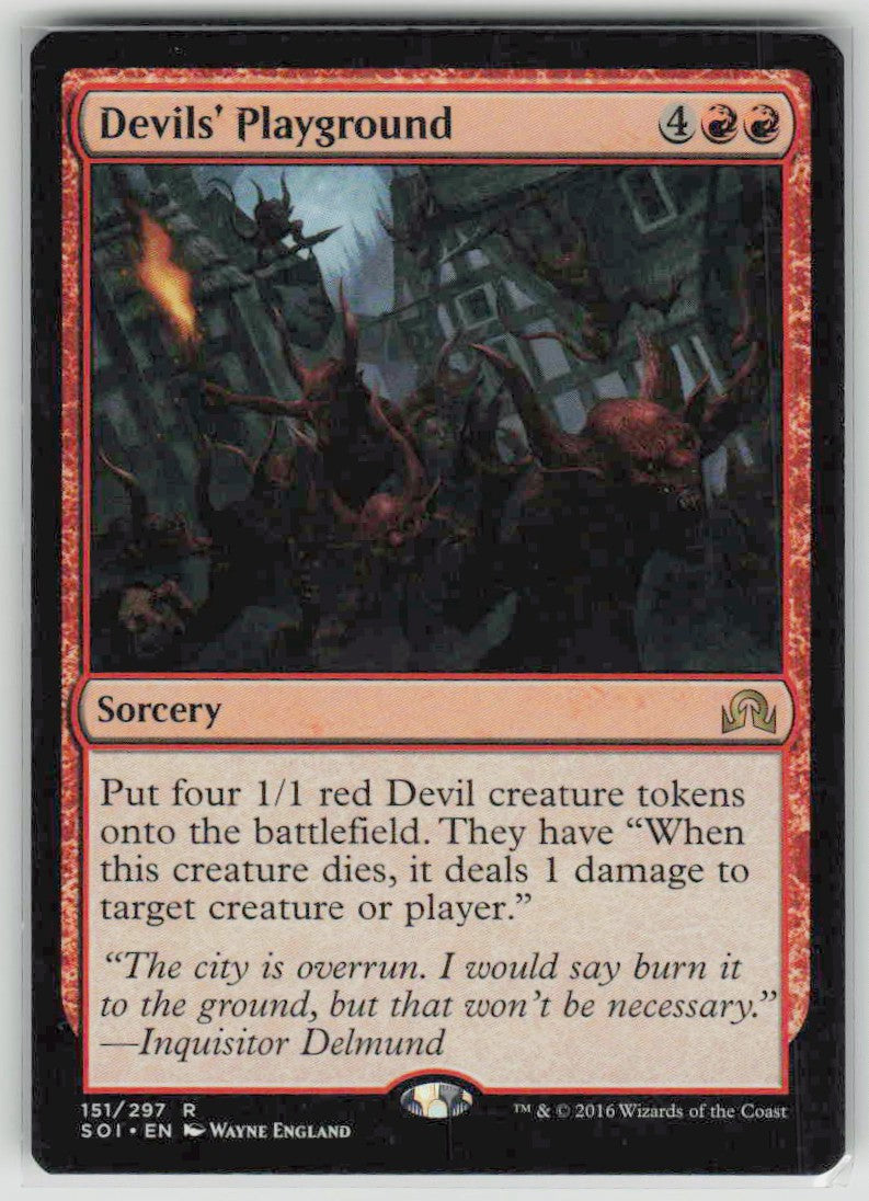 2016 Shadows over Innistrad 151 Devils' Playground
