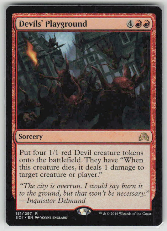 2016 Shadows over Innistrad 151 Devils' Playground