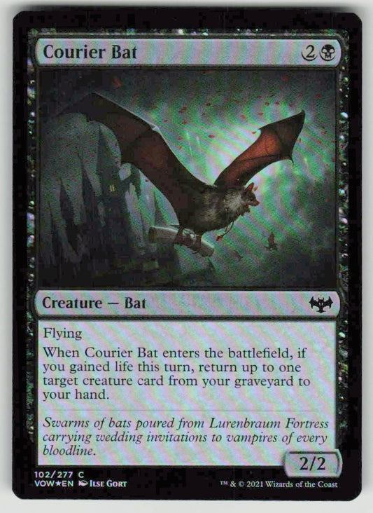 2021 Innistrad: Crimson Vow 102 Courier Bat