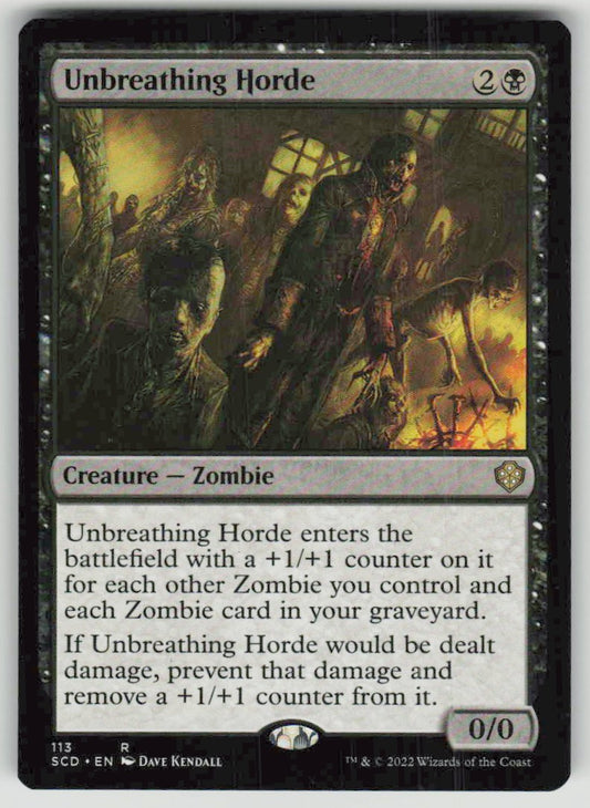 2022 Starter Commander Decks 113 Unbreathing Horde