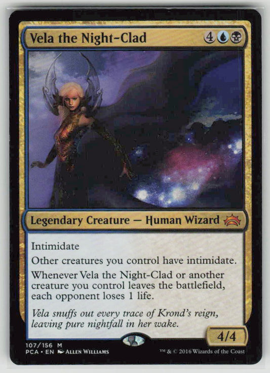 2016 Planechase Anthology 107 Vela the Night-Clad